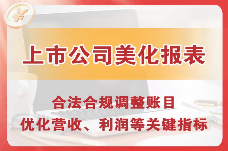 项城上市公司美化报表